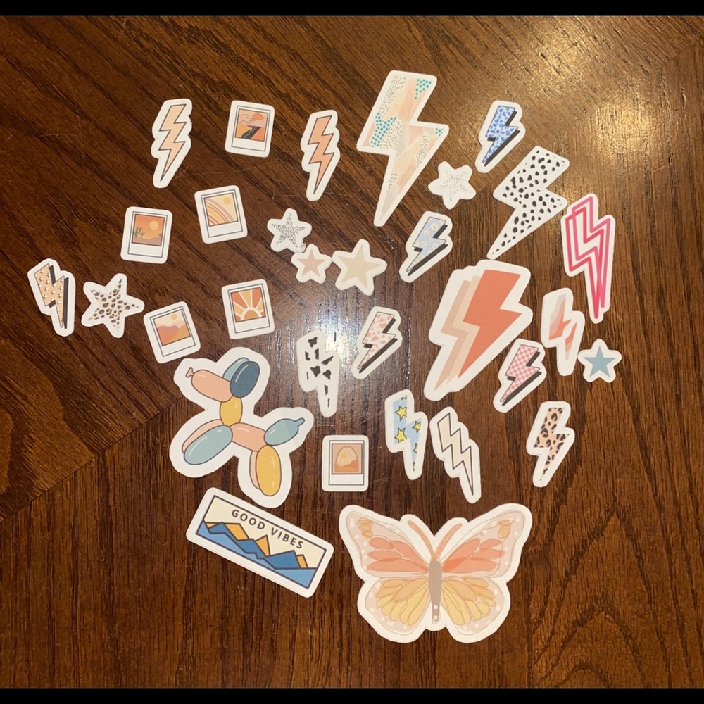 boho sticker set